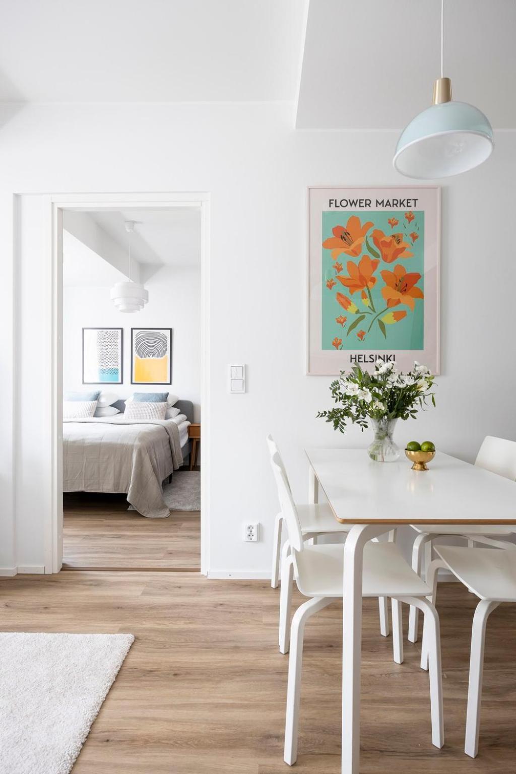 Stylish Flat In Trendy Kallio 赫尔辛基 外观 照片